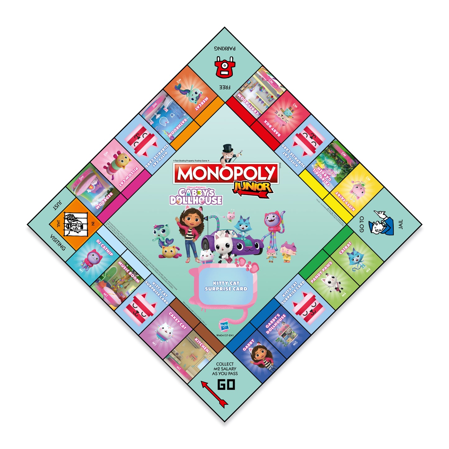 Gabby’s Dollhouse Monopoly Board Game