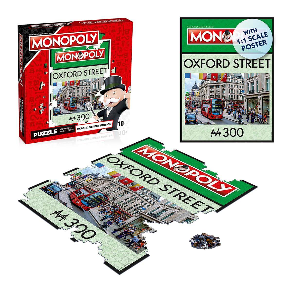 Oxford Street Iconic Monopoly 1000 Piece Jigsaw Puzzle